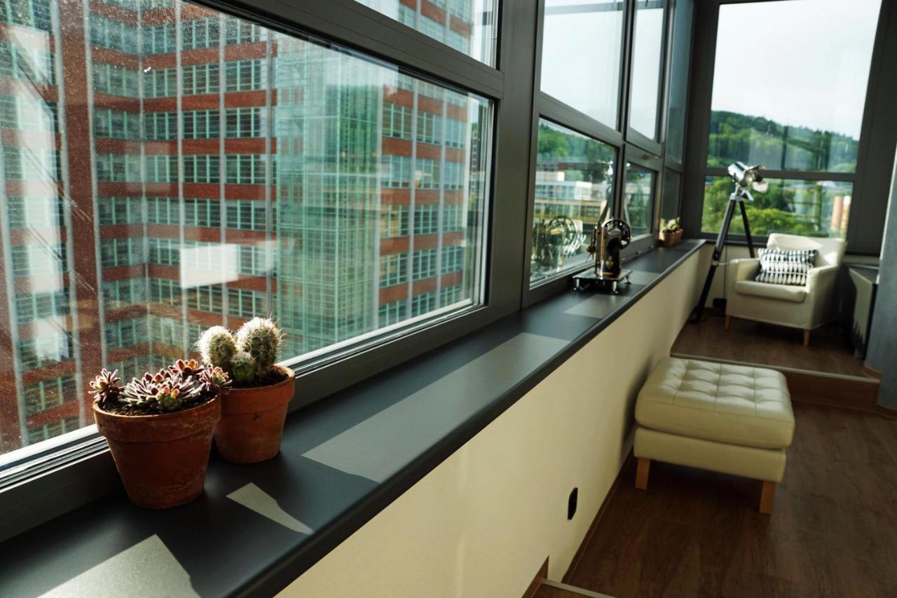 View Skyscraper Bata - Loft Xl Apartman Zlín Kültér fotó