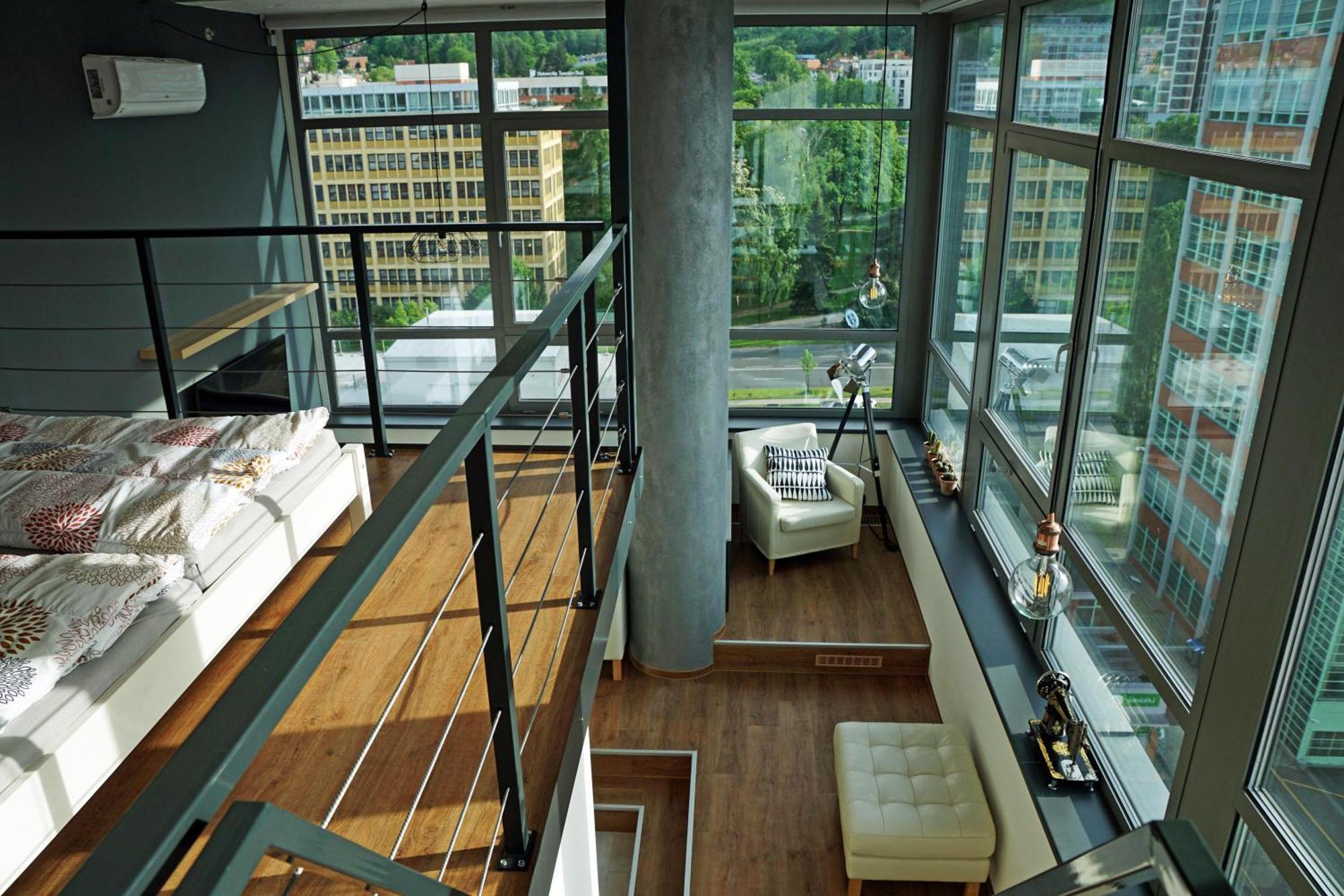 View Skyscraper Bata - Loft Xl Apartman Zlín Kültér fotó